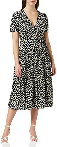 Louche Emin-Daisy-Dancer Robe, Noir, 36 Femme