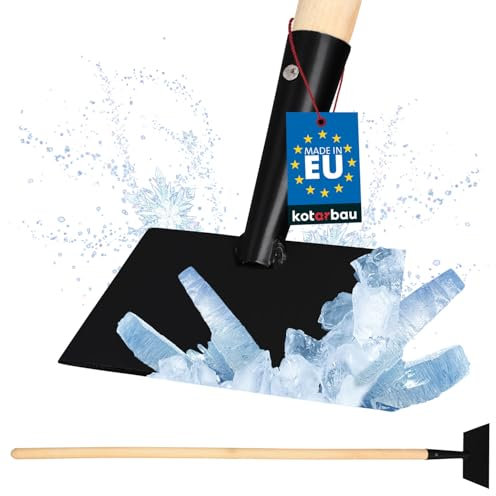 KOTARBAU® Raschietto per ghiaccio da 170 mm con manico in legno