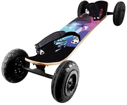 MountainBoard All Terrain Skateboard Kiteboard Cross Country Mountainboard Big Wheel Downhill Longboard All Terrain Longboard Kite Board mit Bindungen f?r Cruising und Downhill