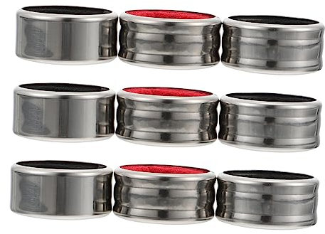 DECHOUS 27pcs Versatile Wine Bottle Collars Drip Stopper Rings Overflow Prevention Decor Liner