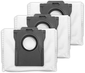 Dreame 3x Sacchetti per la Raccolta della Polvere da 4 Litri di Capacità Compatibili con Dreame L10s Plus/S10 Plus/D10 Plus Gen2
