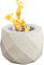 KISKVV Cheminée de Table d'Intérieur Extérieur, Cheminée Ethanol Portable en Béton avec 2 Chambres de Combustion, Foyer de Table Décor pour Patio Salon Jardin Balcon