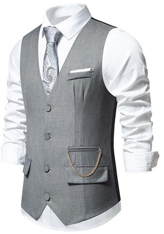 Sale Weste Herren Anzug Grau,Gothic Kleidung Herren,Herrenanzug 3-Teilig Weste Herren Sommer Leicht Herren Trachtenweste Edel Trachtenwesten für Herren,Kugelsichere Weste,Motorrad Schuhe Herren