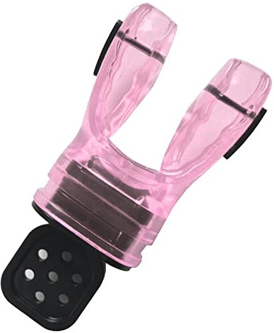 zuousxbs Universelles thermoplastisches Schnorchel-Regler-Mundstück zum Tauchen, Surfen, Schnorcheln, ungiftig, antiallergisch, sicher, Schnorchel-Regler-Mundstück, Pink