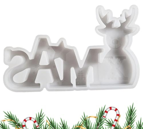 Stampo in silicone per cervo, in silicone, per cioccolato, candela, soy wax