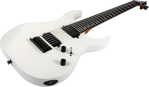 SPIRA Guitars S-407 MWH Satin White 7-Saiter E-Gitarre