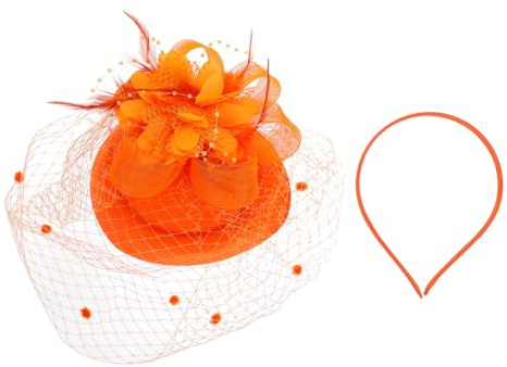 DEARMAMY Pince à Bibi Fil de Maille Accessoire de Tête pour Mariage et Soirée Pince à Cheveux Vintage pour Coiffure