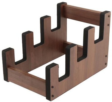 MotiveTech Gitarrenständer Aus Holz, Gitarrenbodenständer Aus Holz für Zuhause, Studio, Bühne, Aufbewahrung für Mehrere Gitarren, für