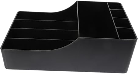 MOTHNUR Portable Coffee Condiment Organizer Box with Compartments for Sugar Tea Bags Candy Storage High-Grade Plastic Holder for Coffee Station and Desktop Decoration