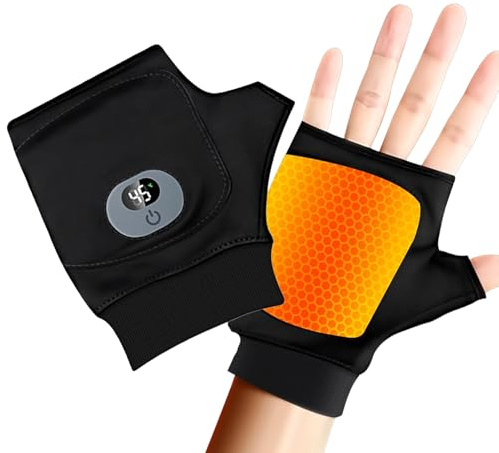 Gants Chauffants pour Femmes - Chauffemains Rechargeable sans Doigts - Gants Chauffants pour Femmes | pour Sports d'hiver Travail Extérieur Ski Alpinisme Randonnée