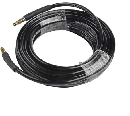 Pumixiy Hochdruckreiniger-Ersatzschlauch für K2-For K7-Serie, 5 m/6 m/10 m/15 m, Hochdruck-Gummischlauch mit Schnellverbindungskupplungen, 2610 PSI 180 bar (15 m)