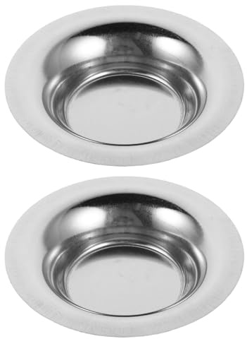 Pièce de Rechange pour Chauffe-Cire Ronde 2 Pcs en Acier Inoxydable