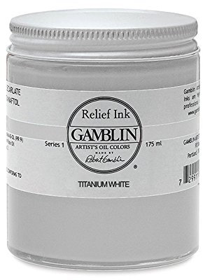 Gamblin Relief Ink Titanium White 175Ml