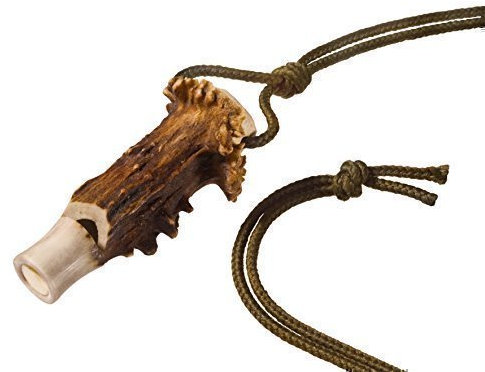 Rottumtaler Hundepfeife in Hirschhorn-Optik Rose mit Pfiff