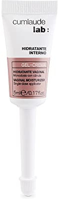 Cumlaude Lab - Hidratante Interno, Gel Crema Hidratante, Combate Síntomas de Picor e Irritación Íntima, con Ácido Hialurónico y Glicerina, Monodosis con Cánula - 6 Aplicaciones x 5 ml