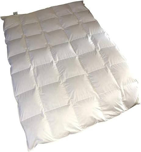 Betten Hofmann Premium Daunenbett 135x200 cm, Daunendecke, Ganzjahresdecke, Bettdecke, Kassette 5x7, 700 g Füllgewicht, 100% Neue Gänsedaunen, waschbar, Naturpordukt