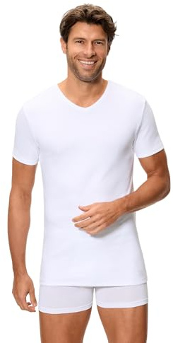 Abanderado Camiseta de manga corta y cuello pico Térmico Algodón de invierno Hombre x1