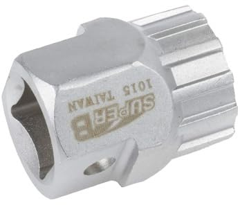 SuperB Zahnkranzabzieher, Fahrradwerkzeug, Zahnkranzwerkzeug, Zahnkranzmontage, 1/2 Steckverbindung, 19/24 mm Schlüssel, Shimano Hyperglide Kassetten