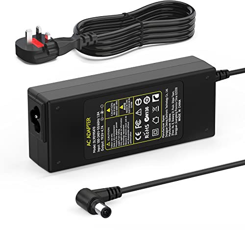 19.5V Power Cable Adapter Compatible with Sony Bravia TV 24'' 32'' 40'' 42'' KDL-24 KDL-32 KDL-40 KDL-42 W600B W650A W700B W800B, Vaio Laptop Charger PCG VGN VGP SVE14 SVE15 Power Supply