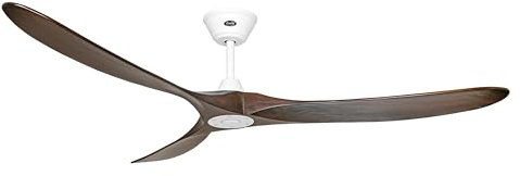 Casafan | Ventilateur de plafond ECO GENUINO | Ø hélice 1800 mm | noyer/blanc mat