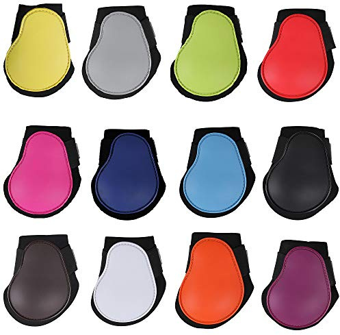 NETPROSHOP Pony Shetty Full Hartschalen Streichkappen Anatomisch Geformt, Groesse:Shetty, Farbe:Rosa