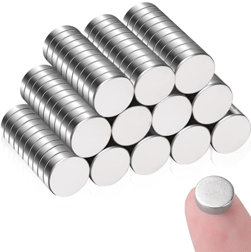 MIN CI 120 Stück Mini Magnete Stark - 8x2mm Runde Kleine Magnete Neodym Magnet Flach Starke Magneten für Magnettafel Kühlschrank Whiteboard Fotos Magnet Kaufen
