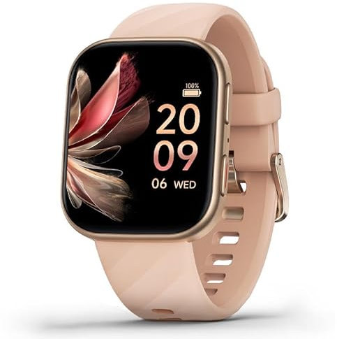 FITVII Health & Fitness Tracker (Answer/Make Calls), Smart Watch with 24/7 Heart Rate and Blood Pressure, Sleep Tracking Blood Oxygen Monitor, 120 Sport Mode Activity Tracker