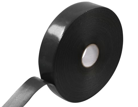 Ruban acoustique autocollant de cloisonnement, d'insonorisation, d'étanchéité, ruban pour l'isolation phonique, spécialement pour les profils métalliques et les sous-structures 70 mm x 30 m x 3 mm