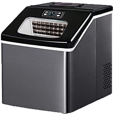 Ice Maker Machine for Countertop Fridge, Portable Ice Cube Maker, LED Display Low Noise Self-Cleaning Easy to Use