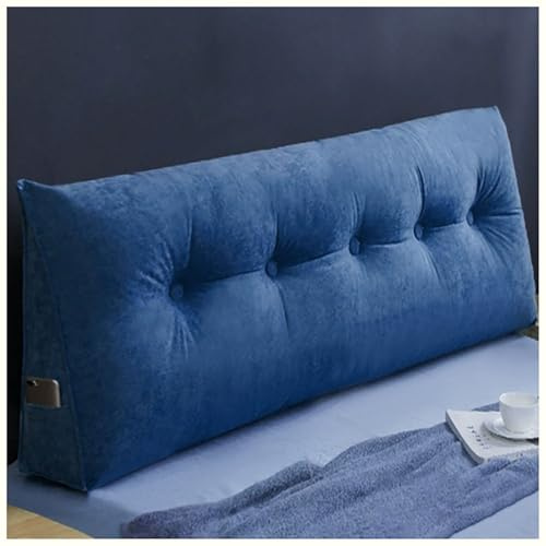 UICMNSI Cómodo cojín en Forma de cuña para Cama y sofá. Cojínes de Lectura Triangular con Funda extraíble Lavable y práctico Compartimento Lateral. Reposacabezas y Respaldo en tamaños(@3,150cm/59in)