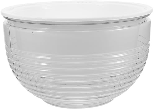 POPETPOP Pot de Fleurs à Absorption Automatique Blanc Translucide pour Plantes D'intérieur, Balcon et Bureau, Petit Format, Plastique Épais Anti-pourriture Réserve d'eau Autonome, Arrosage