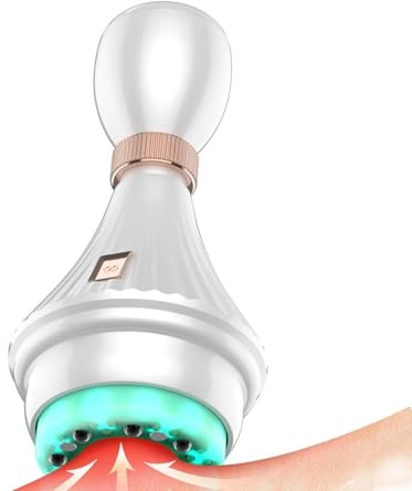 Schröpfgerät Elektrisch, 12 Gängen Smart Schröpfer Elektrisches Guasha-Gerät, 4 Modi Rücken Massagegerät, Vakuum Massagegerät für Schmerzlinderung, lindert Muskelkater