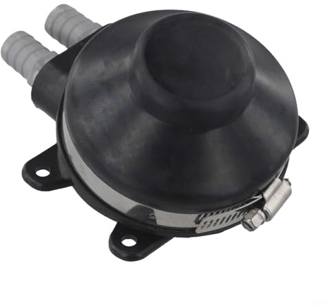 Zilimontt Bomba de agua operada con pie para tienda de campaña de ducha, caravana, yate y caravana, inodoro, bomba de pedal manual portátil con construcción de plástico duradero, para exteriores