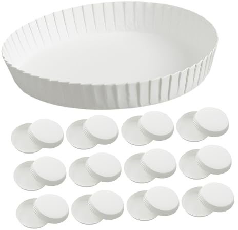PLAFOPE 200 Piezas Tapas Desechables para Tazas de Café con Borde Acanalado Cubierta de Papel Biodegradable para Bebidas Calientes Aptas para Cocina Bares Hoteles Fiestas Halloween y