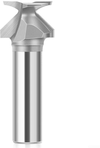 Broca de enrutador para carpintería | Radio R10 | Opciones de vástago de 1/2 pulgada y 12 mm | Construcción de metal | para bordes curvados y componentes doblados en la fabricación de muebles (A)