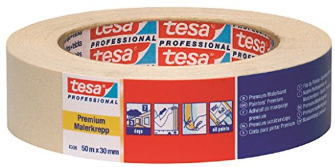 Tesa 04306-00042-02 Kreppband tesakrepp® Beige (L x B) 50m x 19mm, 3 Stück