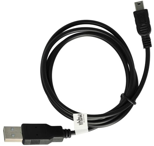 vhbw Câble USB transfert de données/charge, 1.0 m, compatible avec JVC | GR DVL510, DVL520, DVL720, DVL725, DVL815, DVL820, DVL915, DVL920