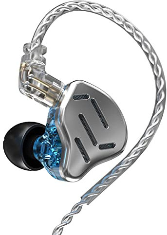 KZ Zax, Set di auricolari in-ear in metallo 7BA+1DD Hybrid, 16 Driver, HiFi, Bass, per sport, con cancellazione del rumore