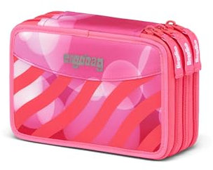 ergobag Maxi Mäppchen Set 40-Teilig, Lyra Bunt- und Filzstifte, Kleingeld Fach, Lineal, Schere