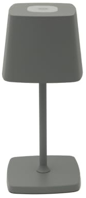 Luxus Europe - Tischlampe Touch Aimée Grau - Kabellose LED-Tischlampe für den Innenbereich – USB-C wiederaufladbar – Touch-Bedienung – Dimmbar