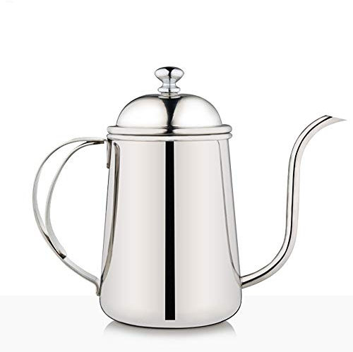 OQHAIR Cafetera para Verter sobre hervidor de Agua de Acero Inoxidable 304, 90 Grados, inyección Vertical de Agua, Boquilla Tipo Goteo de 6 mm, cafetera de Acero Inoxidable (Color: Verde,