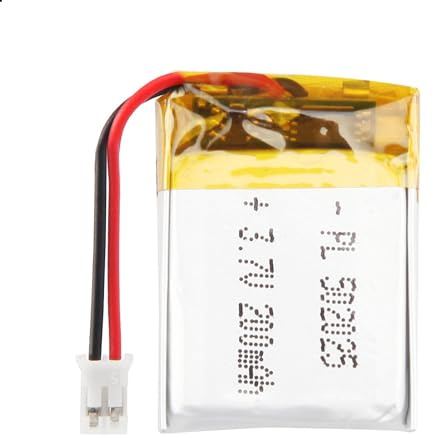 Uxney Batería de 3,7 V, 200 mAh, 502025, polímero de litio, iones de litio, batería de iones de litio con conector 2PH con 2 mm de tamaño de cuadrícula