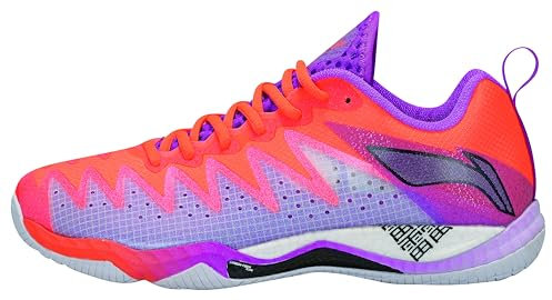 LI-NING Profi Badmintonschuh Gyrfalcon (Eagle) 5 (rot, EU Schuhgrößensystem, Erwachsene, Numerisch, M, 41)