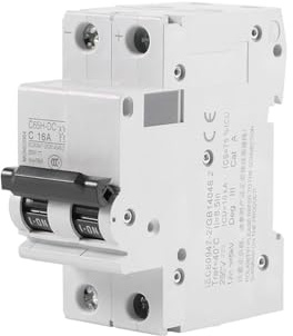 Interruptor magnetotérmico 2 polos 16A 6KA Clase C 400V, ideal para protección de circuitos eléctricos y seguridad en instalaciones.