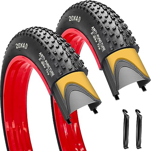 20 Zoll Fat Bike Reifen 20×4,0, pannensicherer E-Bike-Reifen für Elektrofahrräder und MTB, strapazierfähiger All-Terrain-Reifen für Straße/Trail