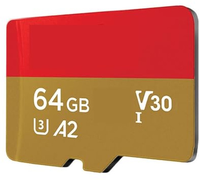 Scheda MicroSD Ad Alta Velocità 1 TB/512 GB/256 GB A2 U3 UHS-I USB3.0 4K For Action Cam/Droni(64GB)