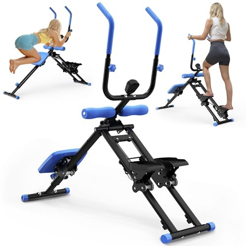 SAVEYOUR 2-in-1Treppenstepper & Bauchtrainer | Foldbares Multifunktionsgerät – Upgrade Hochleistungs-Treppenmaschine & Bauchtrainer, Ganzkörper-Trainingsgerät für Home Gym
