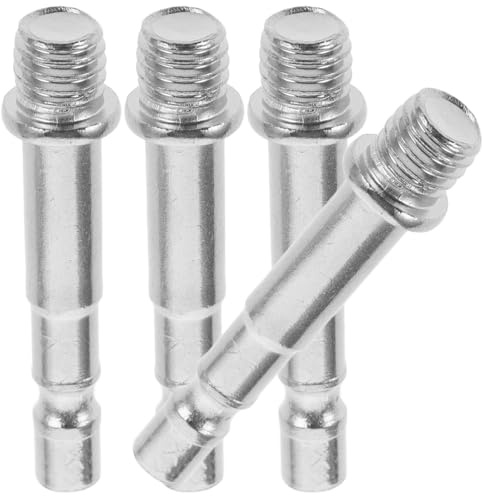 Healeved 4 Stück Pack Mikrofonstativadapter 3/8 Zoll Schraubgewindeadapter aus Kunststoff Mikrofonstativ Konverter für Bühnen und Studiozubehör Kompatibel mit Mikrofonständern und Zubehör