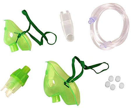Zubehör für Inhaliergerät Omnibus BR-CN116B Maske für Kinder und Erwachsene Vernebler Luftschlauch Mundstück Filter