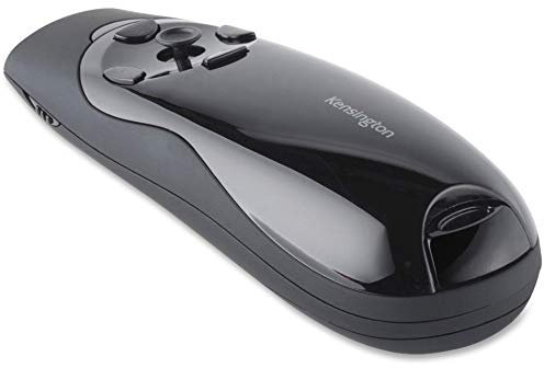 Kensington Presenter Expert Green Laser, Memory - Mando a Distancia (Memory, PC, RF inalámbrico, Botones, Recargable, Negro)